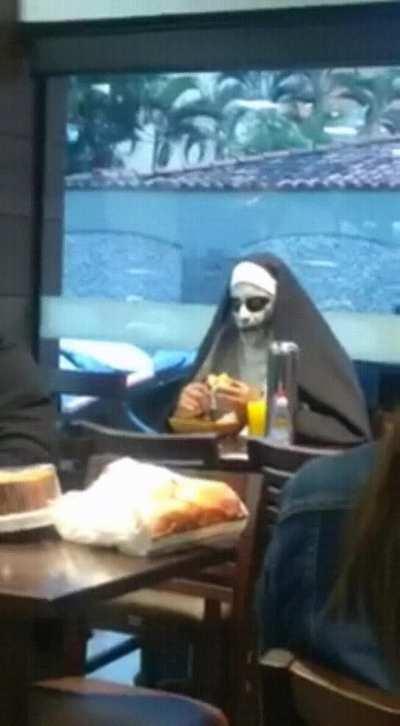 The Dining Nun