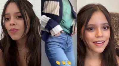 Jenna Ortega has a cute face and a nice ass