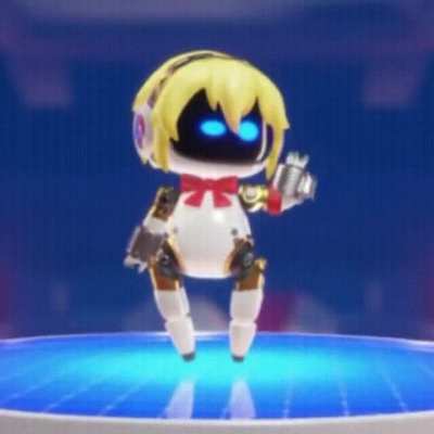 Aigis has a cameo in Astro Bot 