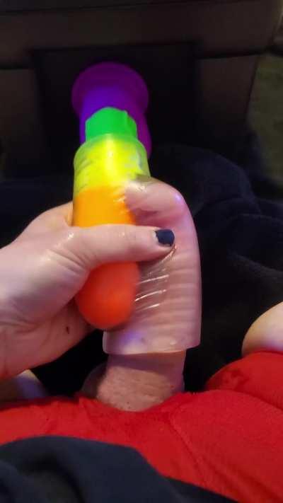 38 [M4M] North Spokane - Solo Frotting Play (Dildo+Male Masturbator) 