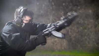 Modernized AK with ACR stock