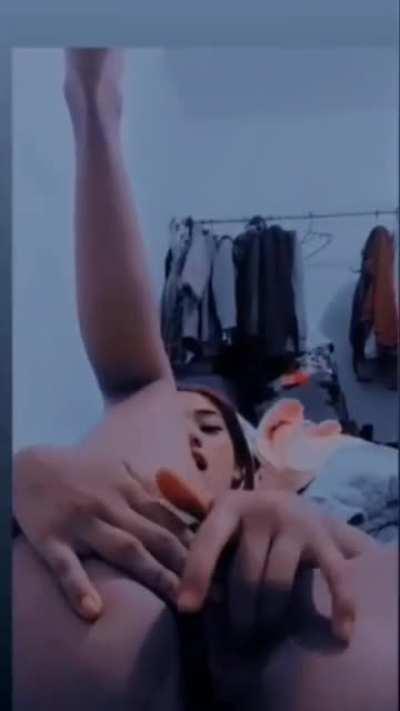 She really likes things inside her