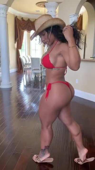 The red bikini is hitting