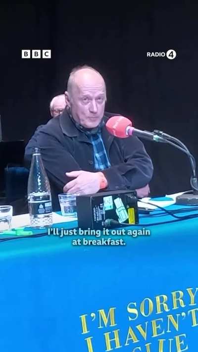 I'm Sorry I Haven't a Clue - Phrases you may hear at the dinner table or in the bedroom