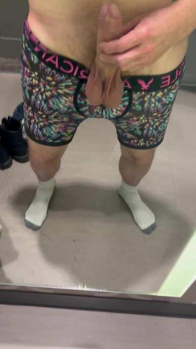 Dressing Room Hard Cock