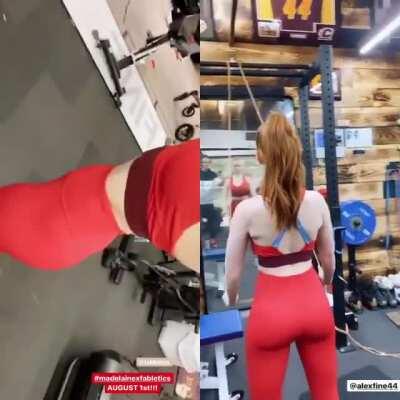 Madelaine Petsch Today's Workout