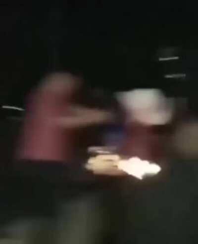 Hot Cowboys enjoy the drums