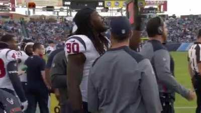 [Highlight] Jadeveon Clowney has never seen 36 before