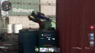 That’s one way to get a C4 kill I guess