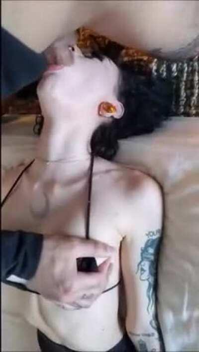 Fat Cock In Her Tiny Throat 🍆