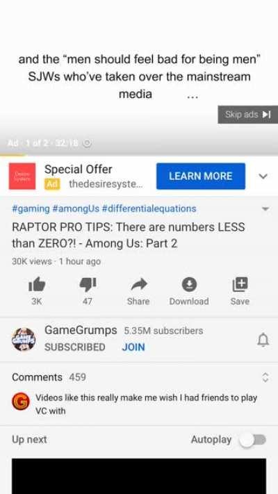 Is anyone else getting this ad that advocates r*pe???