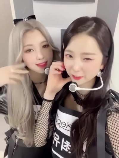 [220115] Yujin & Dayeon Fancafe update: KBS Music Bank [FIRST IMPACT] #DaJin