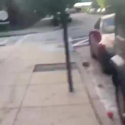 Guy knocked out with a brick in Baltimore