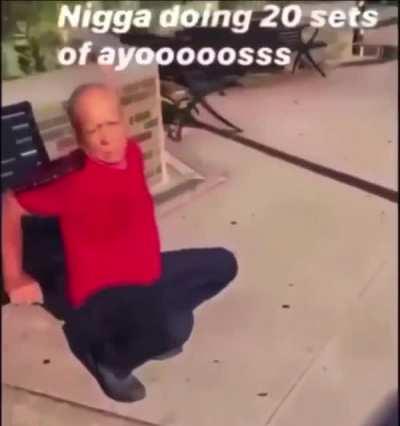 Bruce’s workout routine