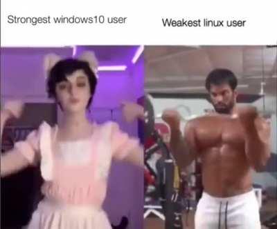 Random meme from linux server