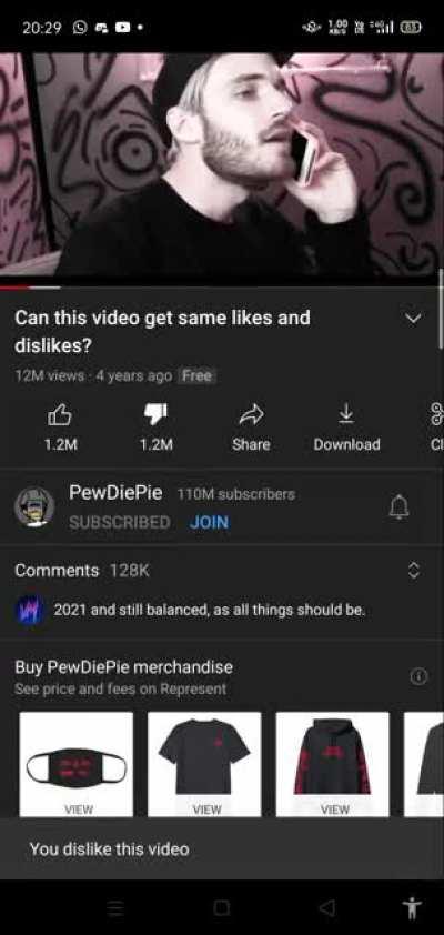 I Made PewDiePie's video balanced again