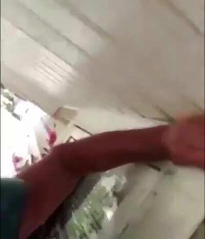 I just wonder how he's able to walk after that