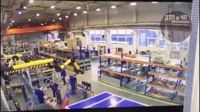 Factory Celling Falls In Killing Three.