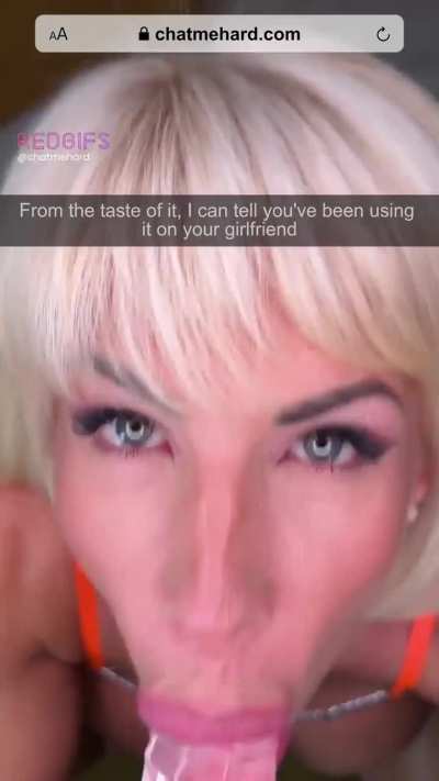 My son's girlfriend used my dildo, so it's only fair I use his cock