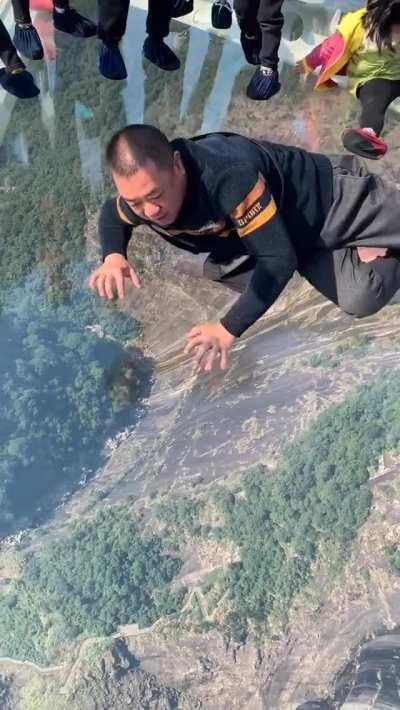 it's not scary until you get on it