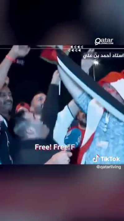 This England fan had two things to say in Qatar during an interview at the World Cup.