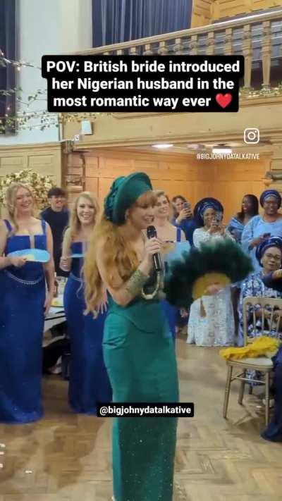 Embracing the culture and embracing her husband