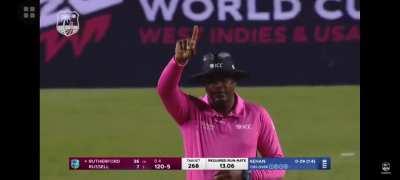 Buttler stealing wicket 