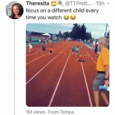 Focus on a different child every time you watch