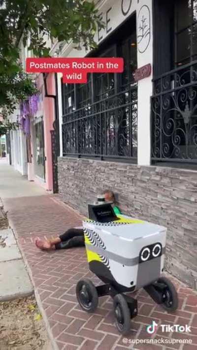 First post here. Homeless on the street with food rolling by you.