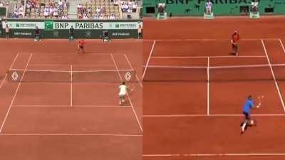 The Point Alcaraz won against Djokovic yesterday is the exact same Federer did against Nalbandian back in 2006.