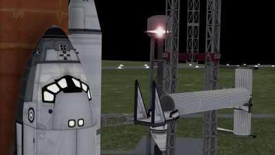 STS Night Launch (Stock)