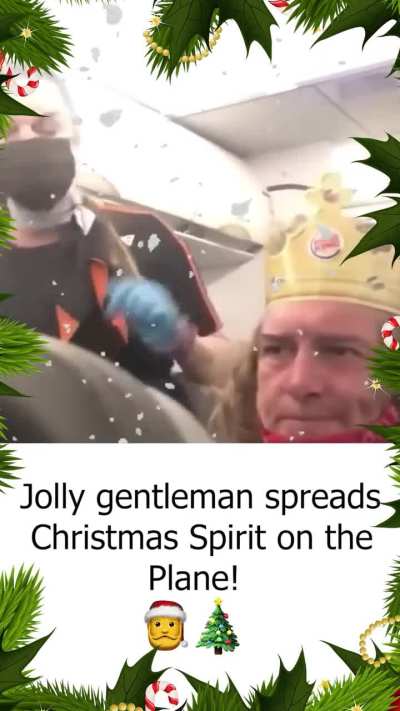 Plane king is feeling jolly
