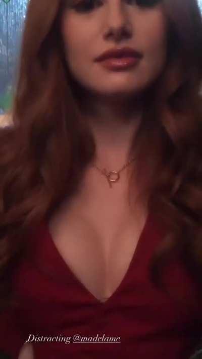 Madelaine Petsch's cleavage is distractedly sexy