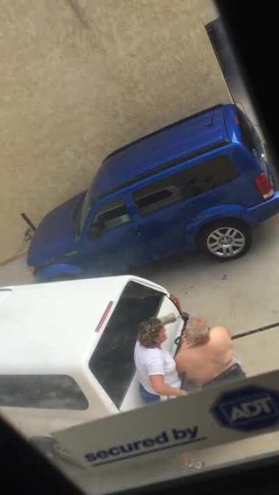 Epic trashy neighbor conflict