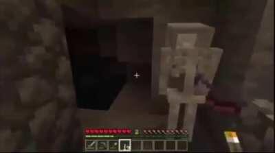 skeleton goin thru it