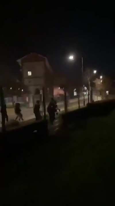 A knife fight broke out on the streets of Hackney Homerton.