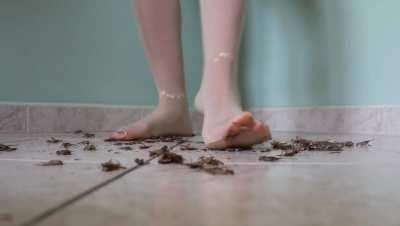 My nylon feet! contact me to get the full video of 11 minutes and more than 100 crickets