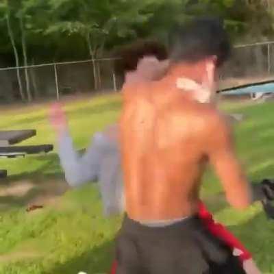 Fight in Park