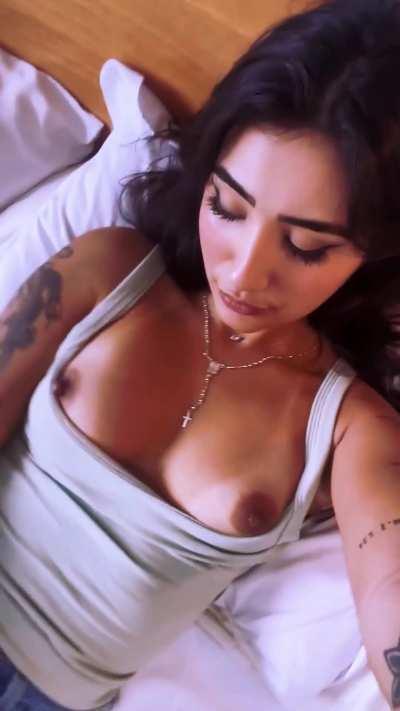 sometimes all a girl need is a lick in the nip