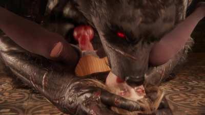 Werewolf kidnapping Ashley ( comandorekin)