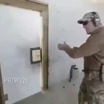 how to breach a door