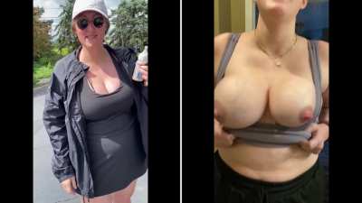 What you’l see in public VS at home