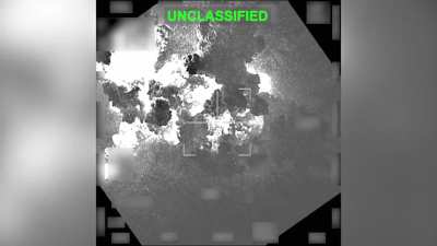 U.S. airstrikes on WSA at Bandar Abbas Air Base 3/25/2026