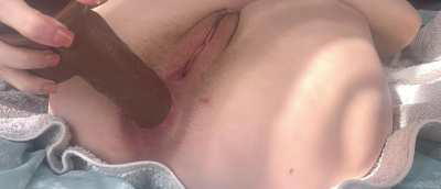 When no cock is around I still need to stretch my butt hole 