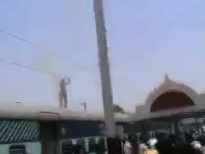 How did he not know those are power lines