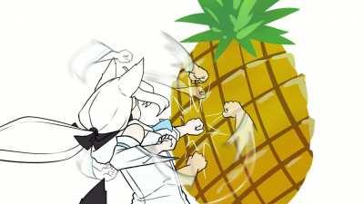sorry pineapple, it has to be this way [animated]