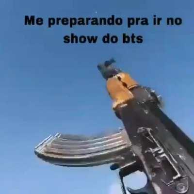 me preparando para ir ao show HUEHUEHUE