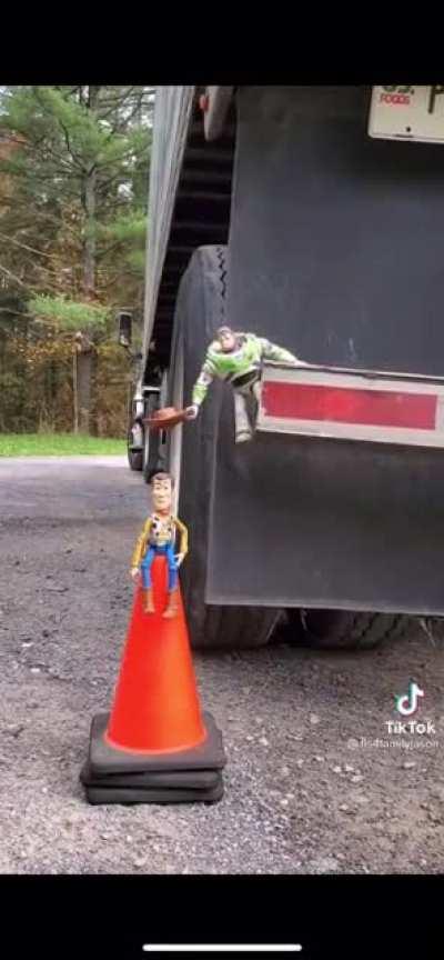 Backing up a truck