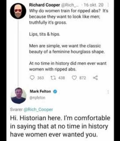 Mark did a good funny