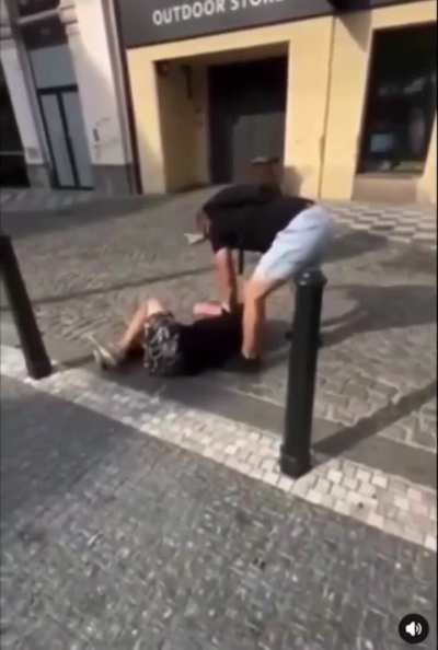 you swing at Apregnant woman, you don't get karma-you get consequences